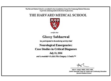 harvard medical degree certificate